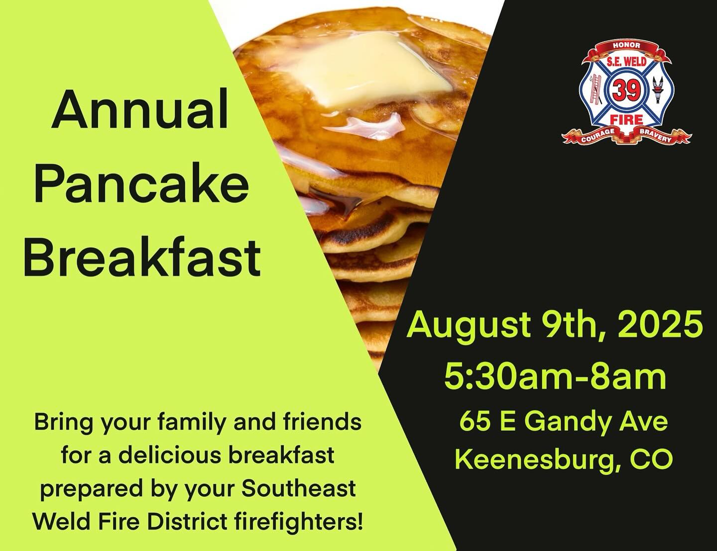 SEWCF - Pancake Breakfast 2025