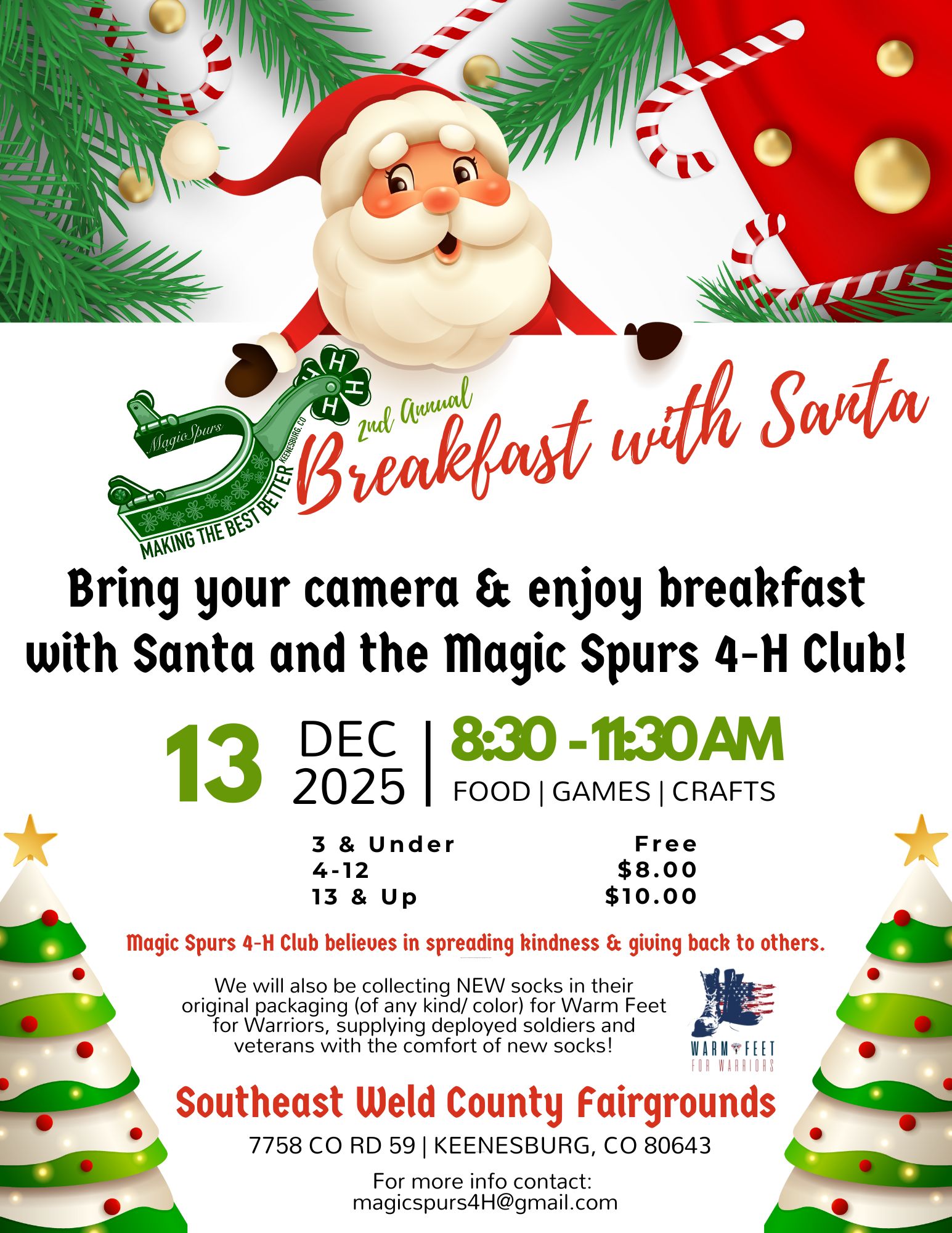 Magic Spurs - Breakfast with Santa 2025